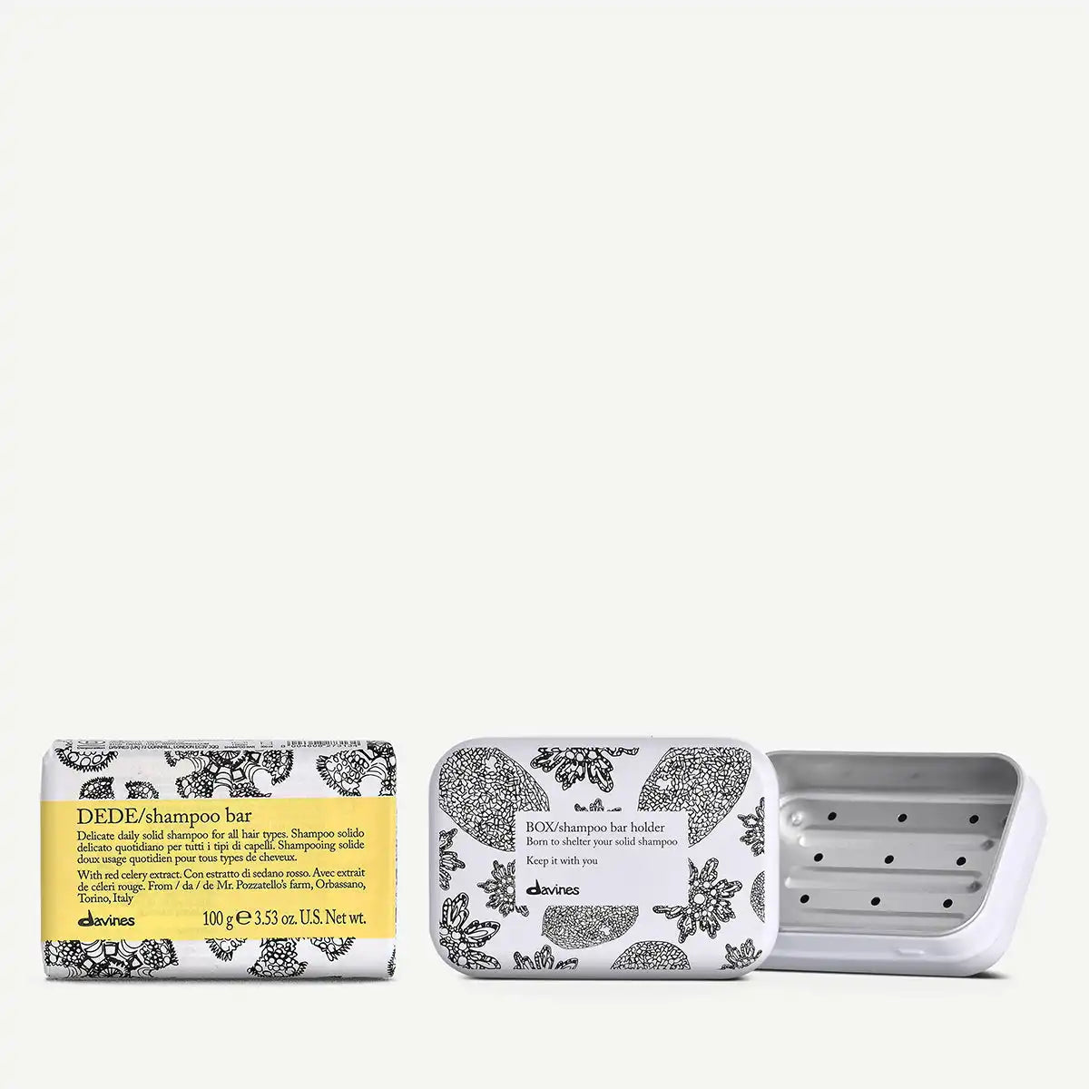 DEDE Shampoo Bar and Case Main image